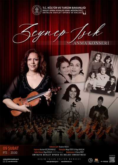 Antalya Devlet Opera ve Balesi, Zeynep Işık Anma Konseri